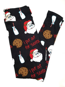 I Put Out for Santa Leggings - ONE SIZE ONLY